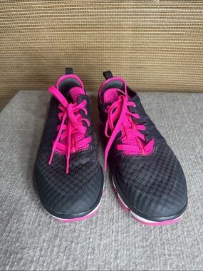 Reebok Cloudride DMX Coal/Rose/Pink/White Walking Shoe Size‎ 8.5